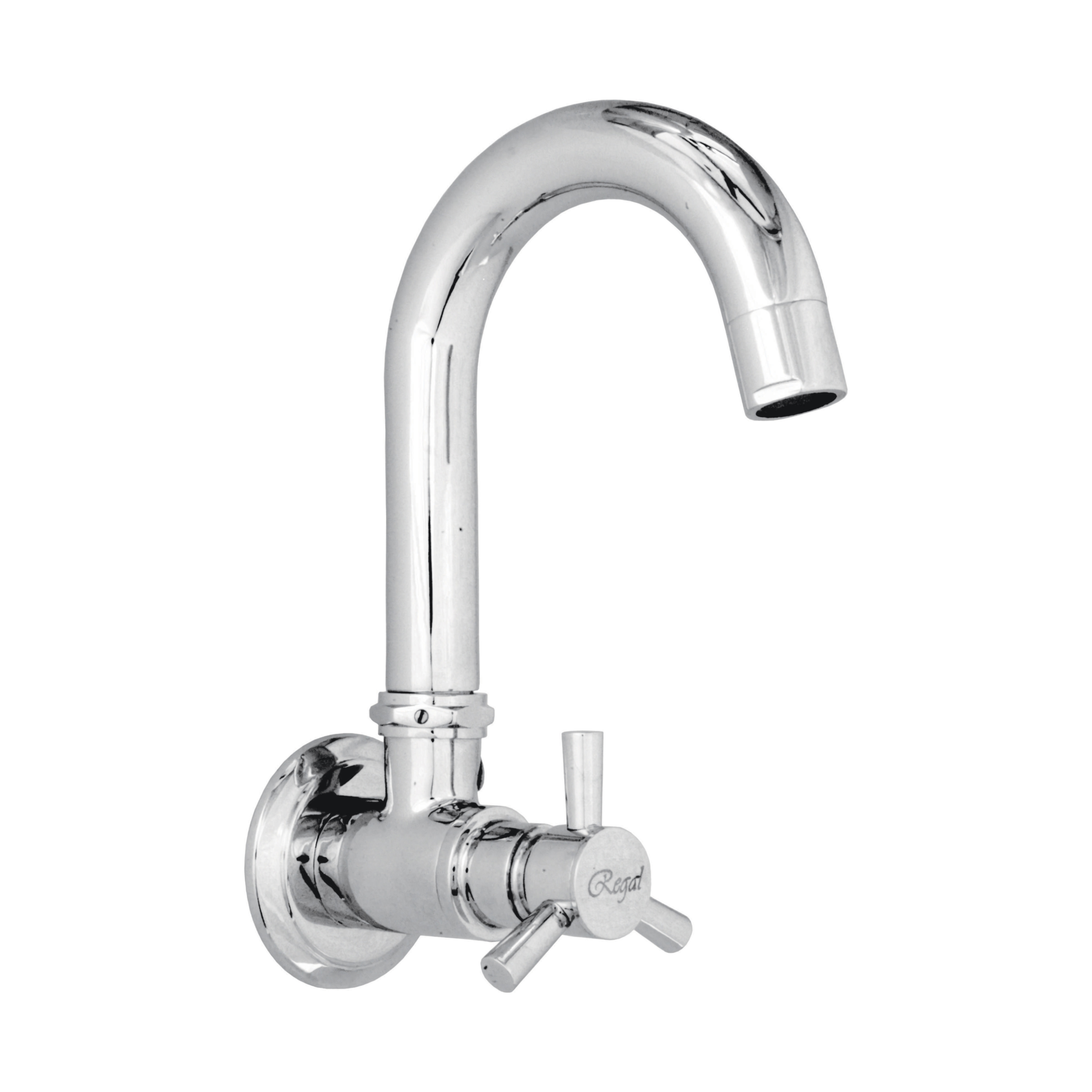 Apex Sink Cock Swivel Spout With Wall Flange