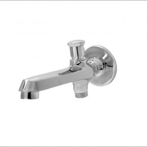 Fiesta Bath Tub Spout with Button attachment for Telephonic Shower