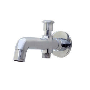 Icon Bath Tub Spout with Button attachment for Telephonic Shower
