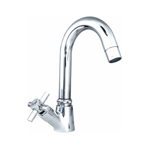 Andez Pillar Cock Swan Neck With Swivel Spout