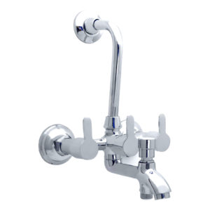 Aura Wall Mixer 3-In-1 with provision for Telephonic & Overhead Shower
