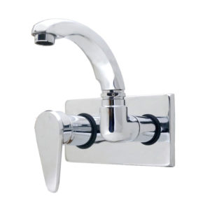 Fiesta Single Lever Sink Mixer Wall Mounted Exposed Parts Kit