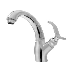 Flair Pillar Cock Swan Neck With Swivel Spout