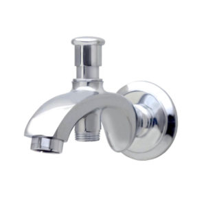 Frey Bath Tub Spout With Button Attachment For Telephonic Shower