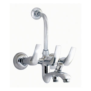 Frey Wall Mixer 3-In-1 With Provision For Telephonic & Overhead Shower