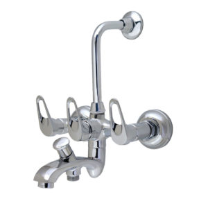 Fuero Wall Mixer 3-In-1 with provision for Telephonic & Overhead Shower