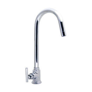 Icon Pillar Cock Swan Neck With Extended Swivel Spout