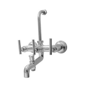 Icon Wall Mixer 3-In-1 With Provision For Telephonic & Overhead Shower