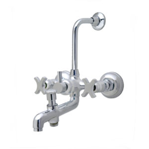 Nexus Wall Mixer 3-In-1 with provision for Telephonic & Overhead Shower