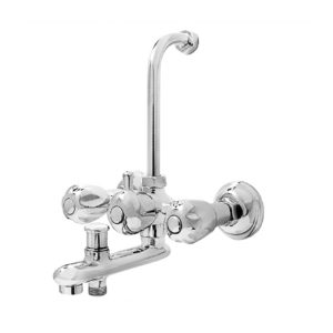Regent Wall Mixer 3-In-1 with provision for Telephonic & Overhead Shower