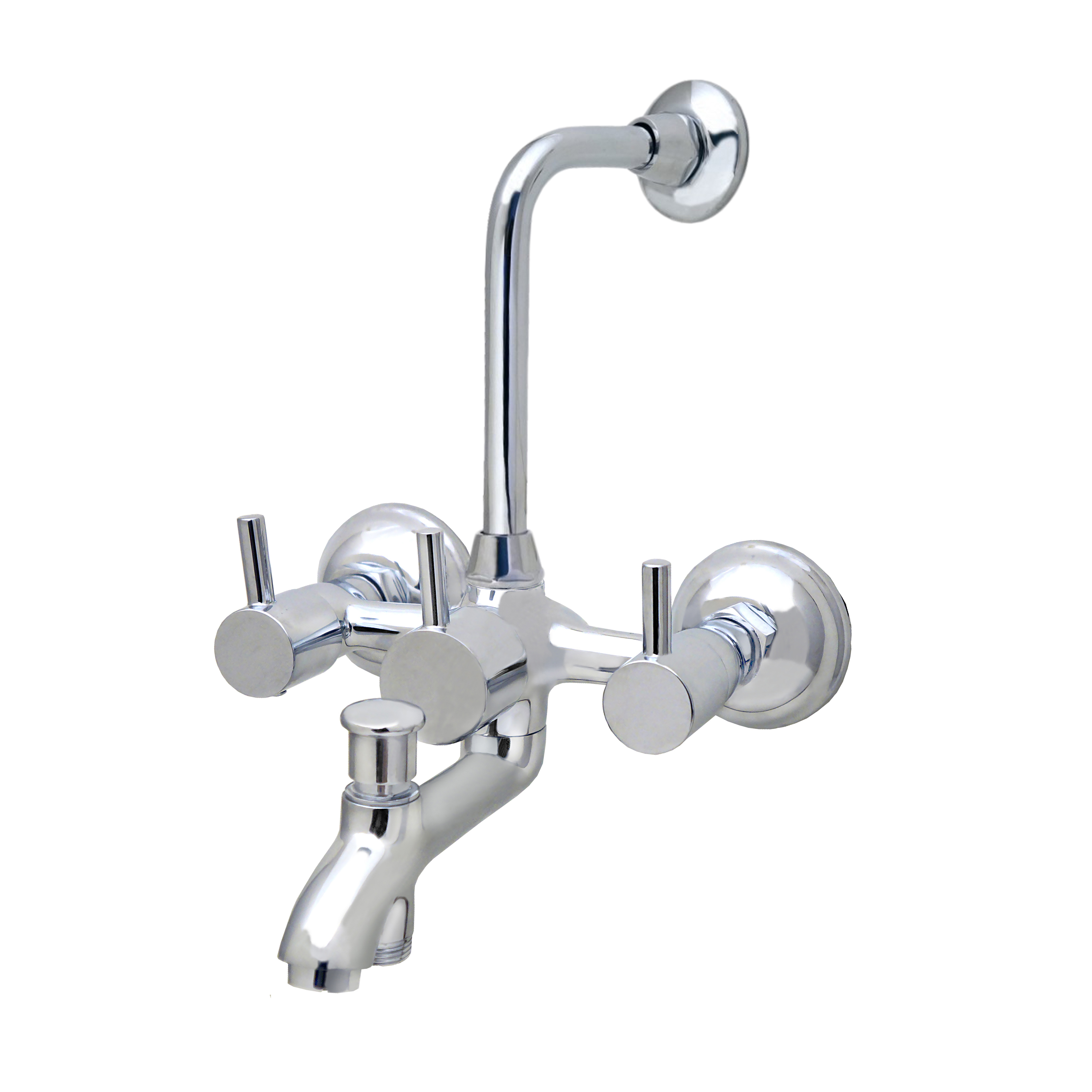 Turin Wall Mixer 3-In-1 with provision for Telephonic & Overhead Shower