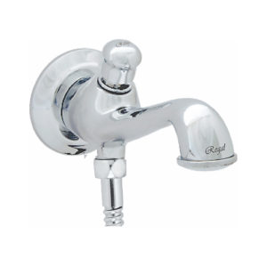 Volga Bath Tub Spout with Button Attachment for Telephonic Shower