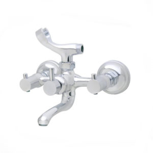 Ziva Wall Mixer with Telephonic Shower Arrangement with Crutch only